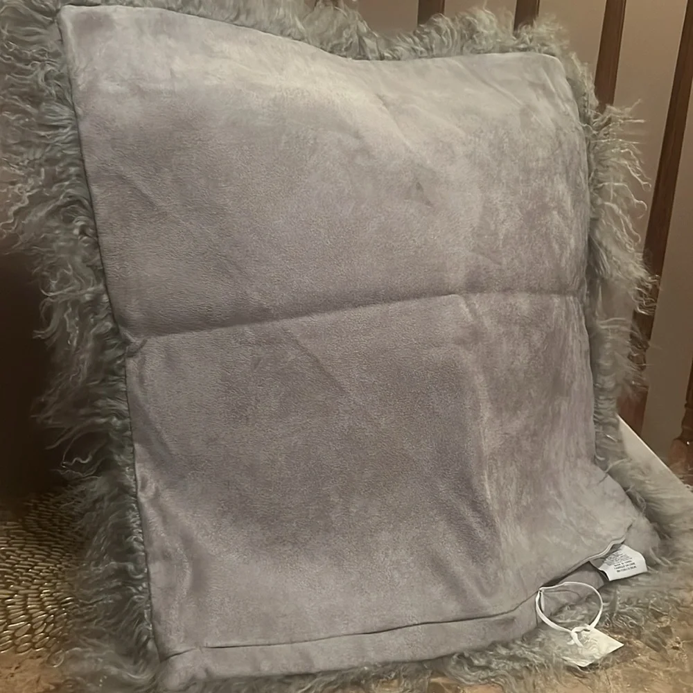 Williams Sonoma Lamb Fur Pillow Cover